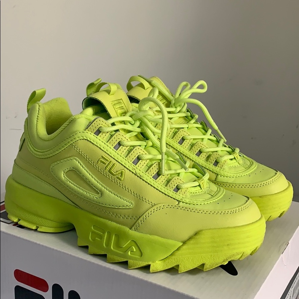 Fila Disruptor II Premium 9 1/2 US 41 EU lime